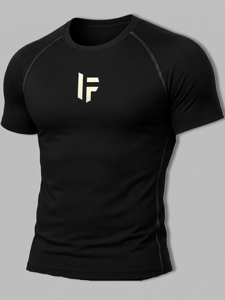 Huge Flex Black Compression T-Shirt product image 2