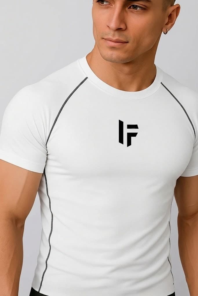 Huge Flex White Compression T-Shirt product image 4